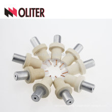 OLITER r type disposable immersion pt rh expendable thermocouple for high temperature with 604 triangle tip manufacturer